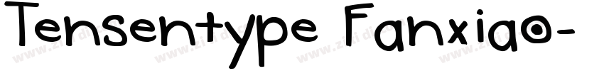 Tensentype Fanxiao字体转换